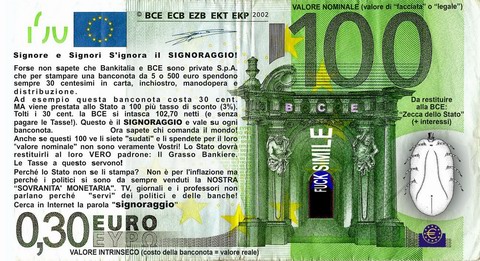 SIGNORAGGIO FAQ, OVVERO COME HO IMPARATO A NON PREOCCUPARMI DEL COMPLOTTO E...