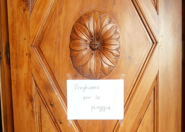 PREGHIAMO PER LA PIOGGIA !