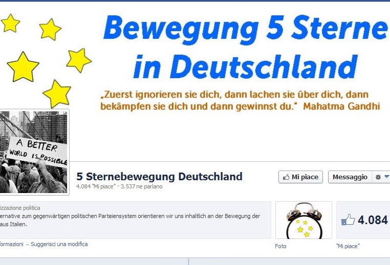 BEWEGUNG FUNF STERNE