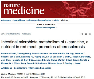 LA CARNITINA FA VERAMENTE MALE AL CUORE ?