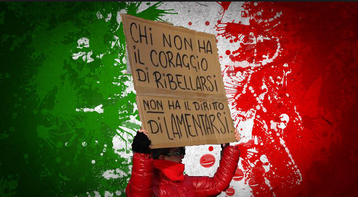 IL PRESIDENTE ITALIANO TEME UN’INSURREZIONE VIOLENTA NEL 2014, MA NON PROPONE NESSUN RIMEDIO