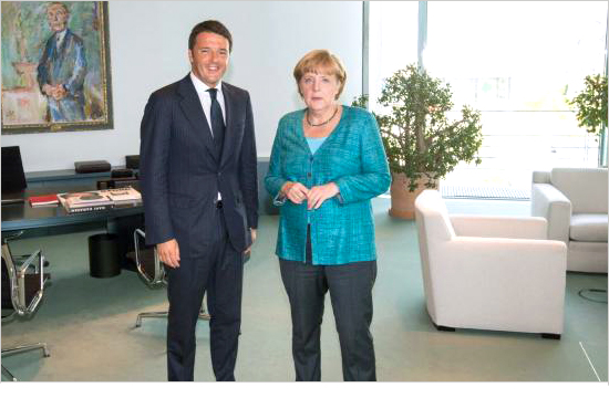 RENZI SVEGLIA: MERKEL SI TIENE L'EURO MA HA BUTTATO LA UE