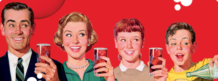 GRAZIE PER CONDIVIDERE LA FELICITA'. QUESTA E' LA COCA COLA