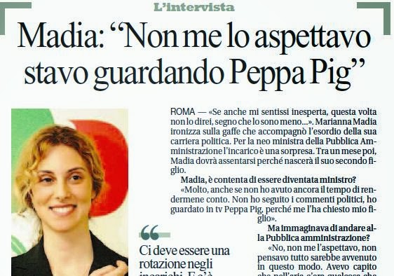 IL MINISTRO DELLE EQUAZIONI (NEL GOVERNO DI PEPPA PIG)