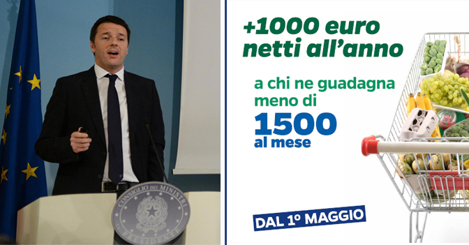 RENZI MEGLIO DI… ABE! (MA C’E’ IL TRUCCO, PURTROPPO)