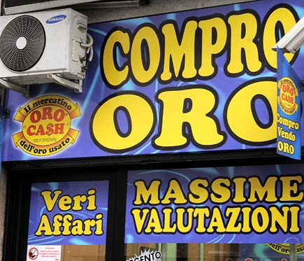ORO ALLA PATRIA: 14 MILIARDI DI EURO. E LA CHIAMANO PACE EUROPEA