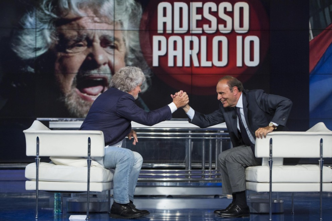 VESPA PUNGE IL GRILLO PARLANTE ?
