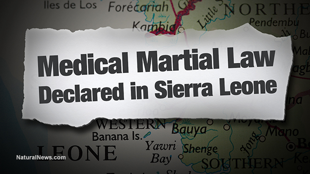 SIERRA LEONE: LEGGE MARZIALE E CACCIA ALLE VITTIME DELL'EBOLA