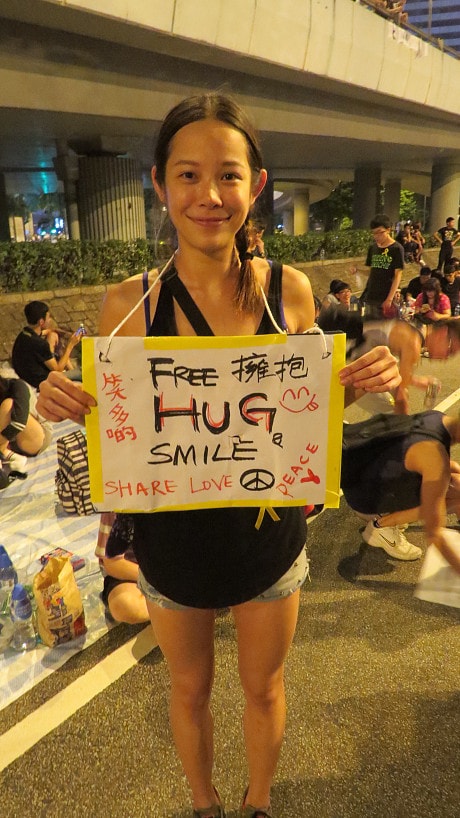 OCCUPY CENTRAL - UNA PROTESTA SCRITTA A TAVOLINO DA WASHINGTON