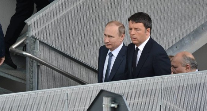 INCREDIBILE: RENZI BLOCCA LE SANZIONI ALLA RUSSIA