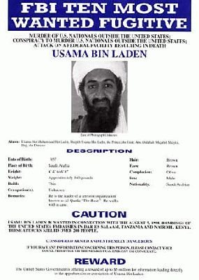 FBI: “NESSUNA FORTE PROVA LEGA BIN LADEN ALL' 11-9”
