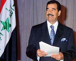 SADDAM HUSSEIN UOMO DEGLI AMERICANI