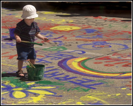I BANDITI CON I GESSETTI COLORATI