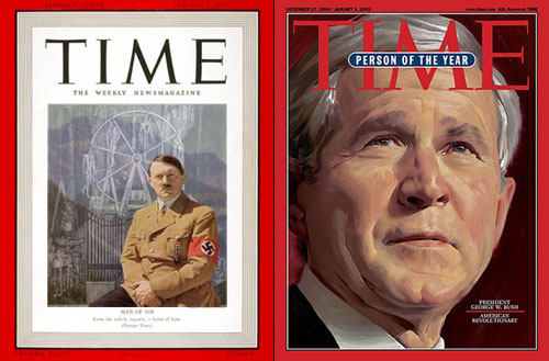 PROPRIO COME HITLER: IL TIME SCEGLIE BUSH COME "UOMO DELL'ANNO"