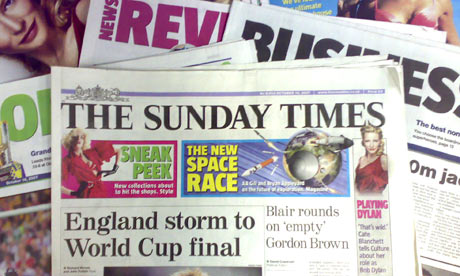 CHI PENSA DI INGANNARE IL SUNDAY TIMES ?