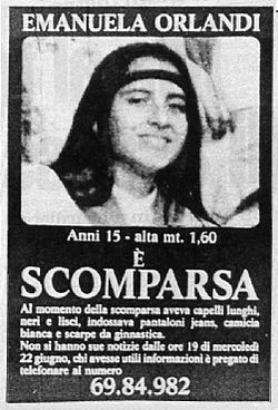 IL VERO MISTERO DELLA SCOMPARSA DI EMANUELA ORLANDI