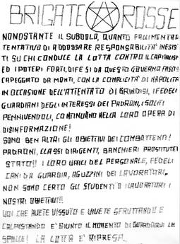 QUEI TERRORISTI DE IL GIORNALE