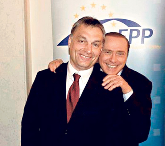 IL POPULISMO MITOLOGICO DI BERLUSCONI E QUELLO VERO DI ORBAN