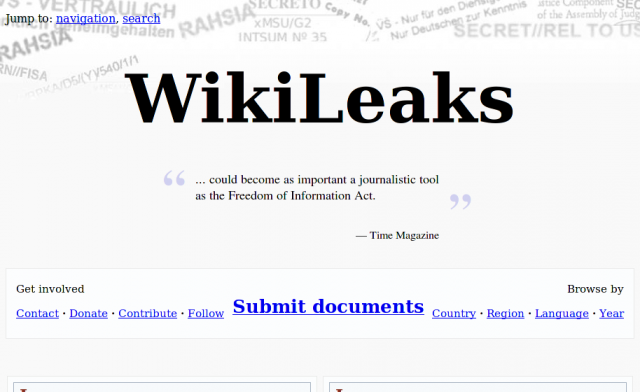 WIKILEAKS E BUGIE PLAUSIBILI