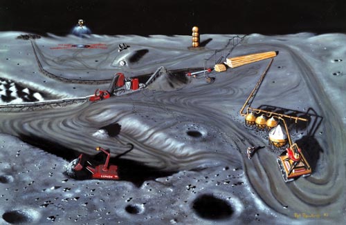 I PROGETTI DI ESTRAZIONE SULLA LUNA PRESTO NON SARANNO PI FANTASCIENZA