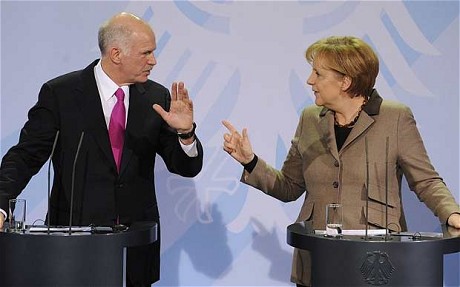 LA GERMANIA CHE SPINGE PER UN DEFAULT GRECO RISCHIA UNA FRANA DELL'UEM
