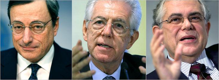 GOLDMAN SACHS, IL COLLEGAMENTO TRA MARIO DRAGHI, MARIO MONTI E LUCAS PAPADEMOS
