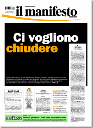 IL MANIFESTO, UN QUOTIDIANO DEPISTANTE ?