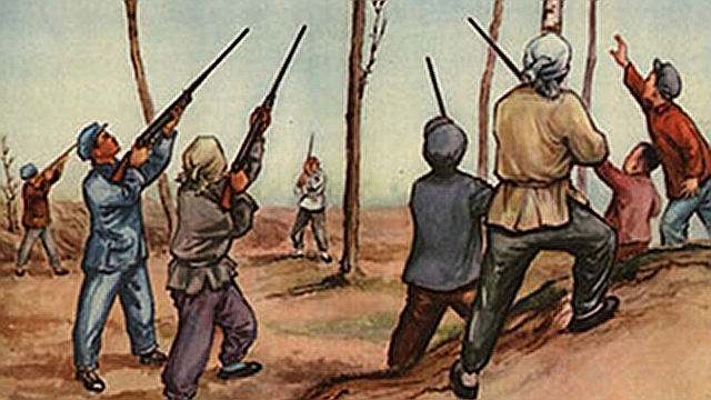 IL PEGGIOR DISASTRO AMBIENTALE AUTOINFLITTO DELLA CINA: LA CAMPAGNA PER L’ELIMINAZIONE DEL PASSERO COMUNE