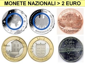 monete nazionali euro