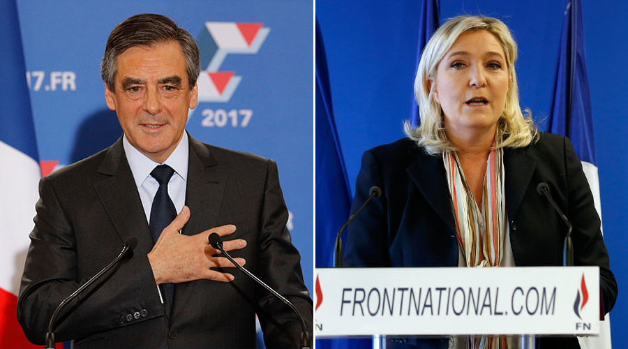 A voi il match nella gabbia tra Fillon e la Le Pen
