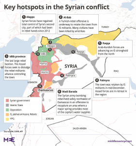 Mappa Siria