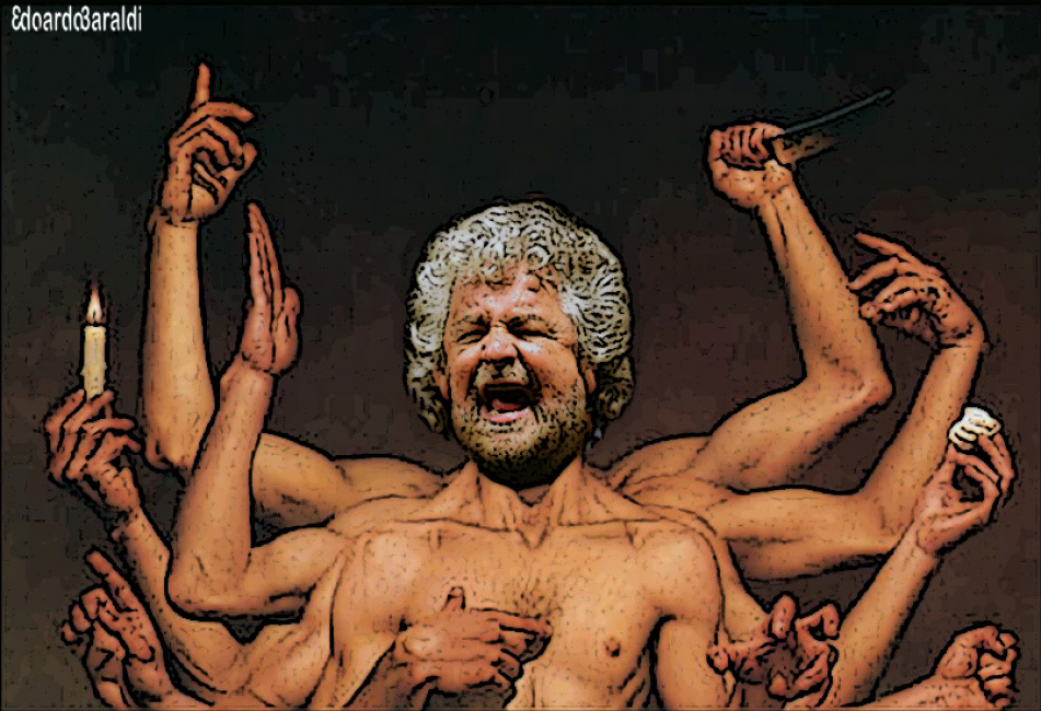 Il ritorno del Grillo (Beppe) parlante fuori contesto