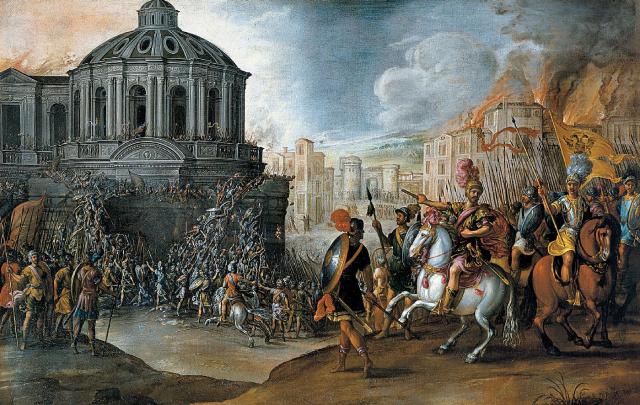 I barbari si scatenano nel cimitero-Europa