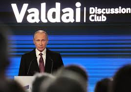 Putin detta legge a Valdai