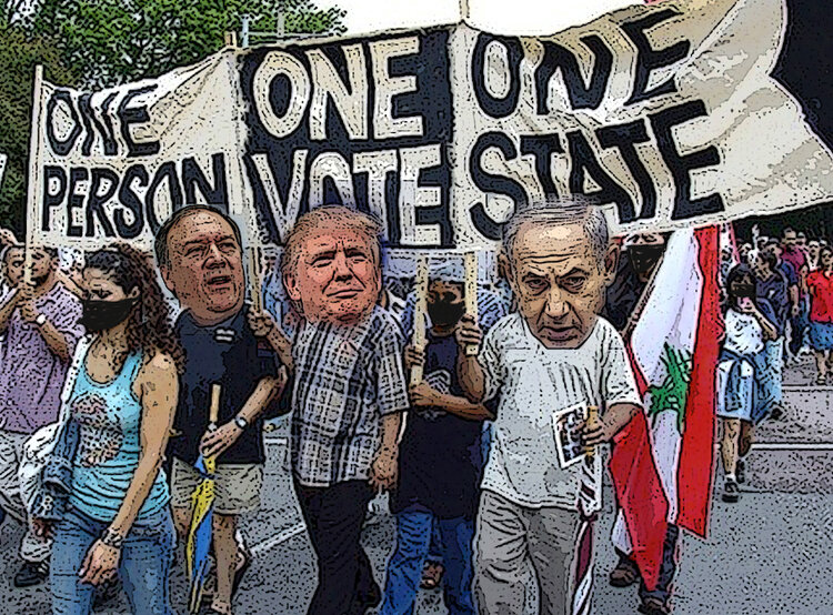 Alla fine, gli USA favoriscono la soluzione dell'Unico Stato in Palestina