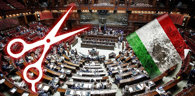 Taglio dei parlamentari e retorica euro-unionista