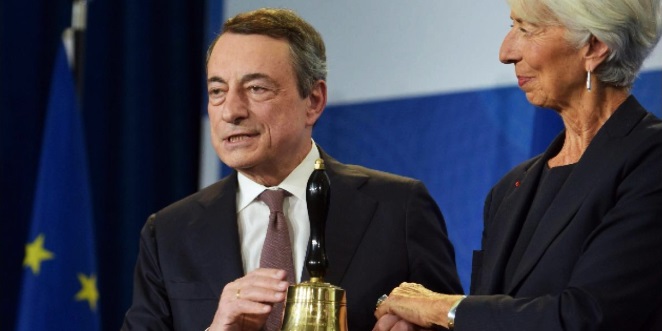 mario draghi e cristine lagarde