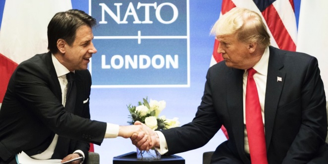Trump ordina l’«assistenza» all’Italia