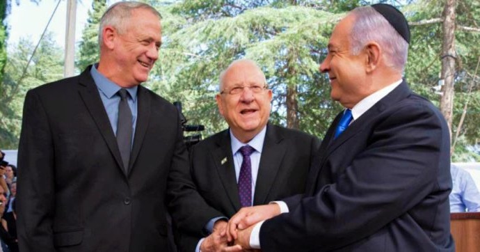 Intesa Gantz e Netanyahu