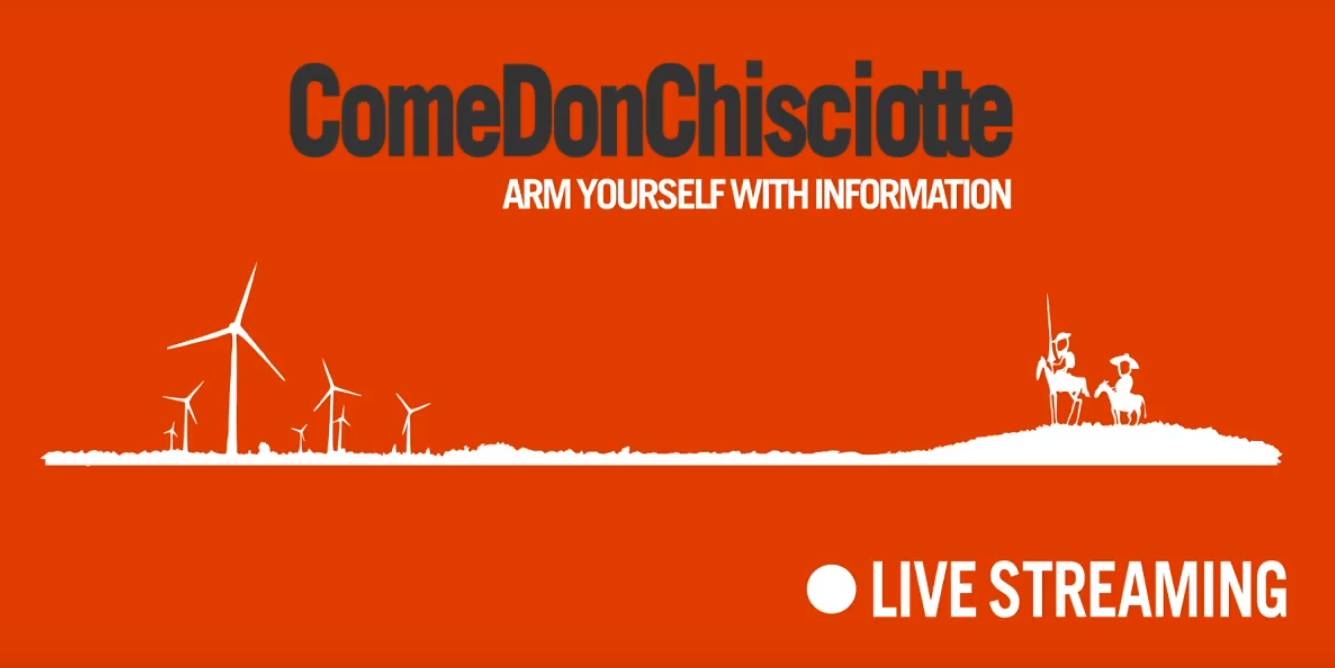 TG ComeDonChisciotte in diretta domani alle ore 18
