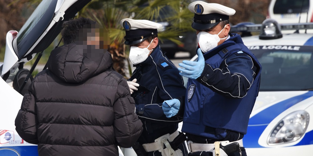 plizia municipale multe coronavirus