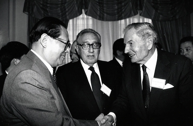 David Rockefeller e Kissinger in Cina