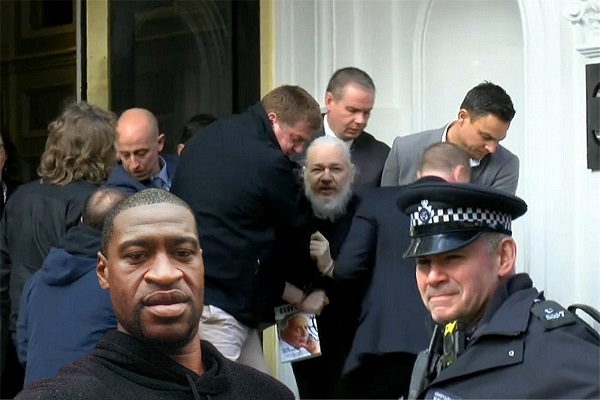 Dovremmo protestare per George Floyd o per Julian Assange?