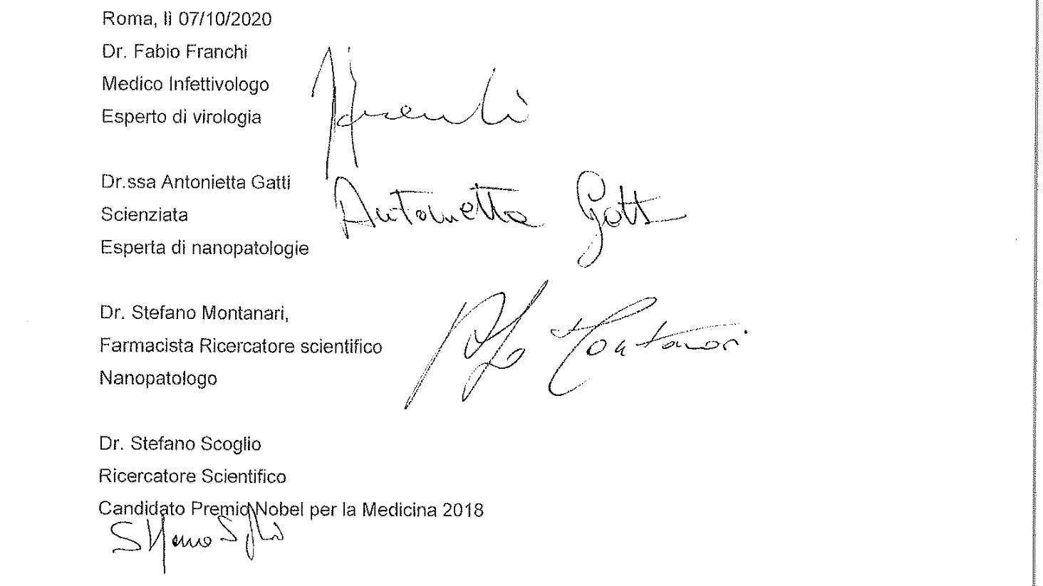 Dichiarazione congiunta inattendibilità