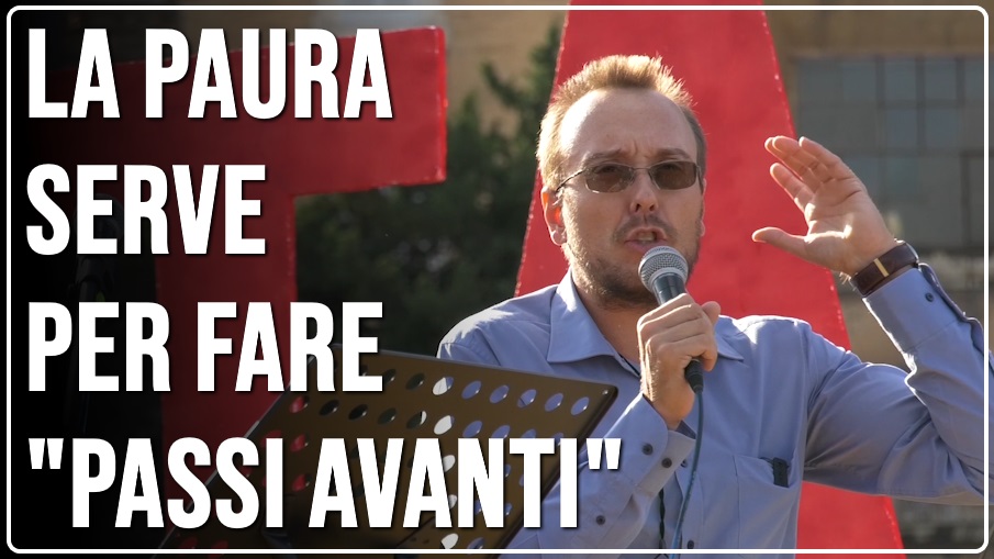 Marco Mori - La Paura Diventa Strumento per Fare Passi Avanti -Marcia di Liberazione, Roma 10 Ott