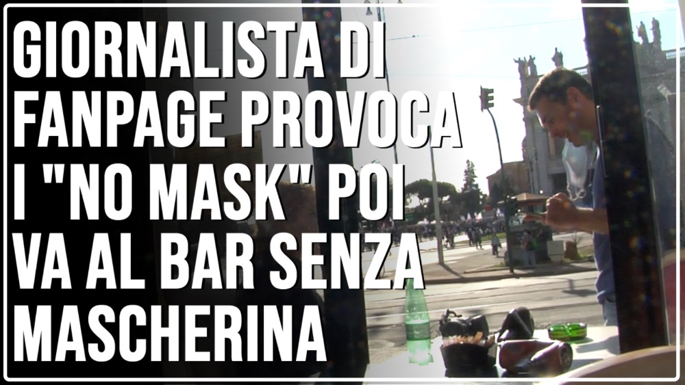 saverio tommasi fanpage senza mascherina