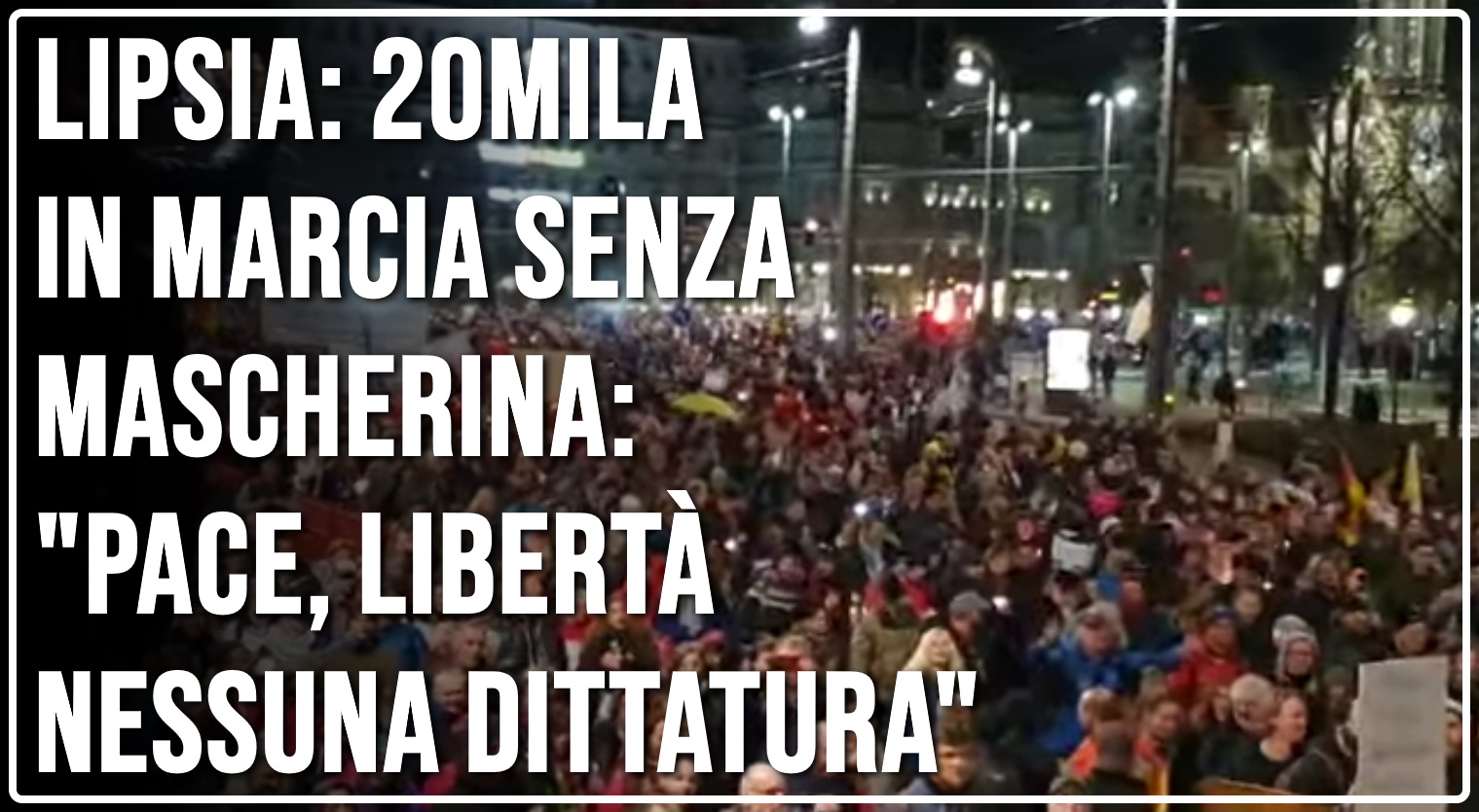 Manifestazione Lipsia anti-lockdown