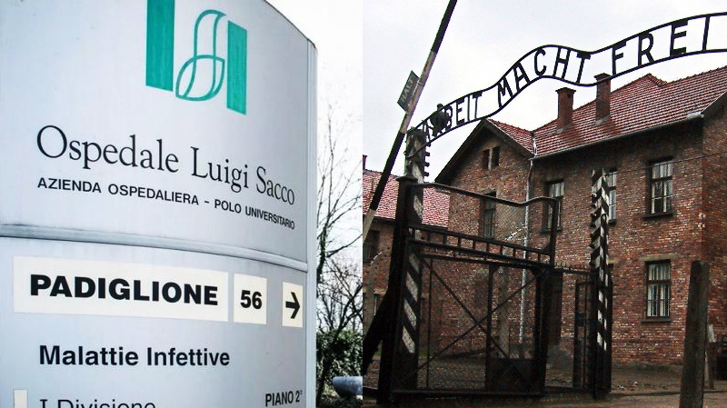 ospedale sacco - campo concentramento auschwitz