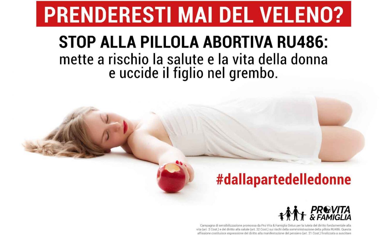 Gandolfini sulla campagna contro la Ru486: «Giusto dire la verità, è un pesticida umano»