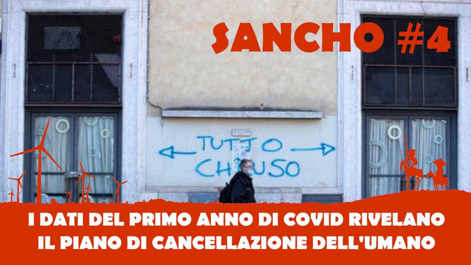 i negozi chiusi a causa dei lockdown